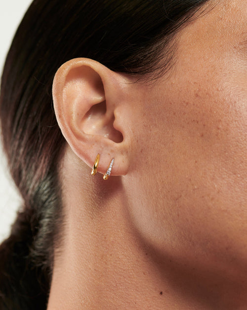 Claw Huggies | 18ct Gold Vermeil