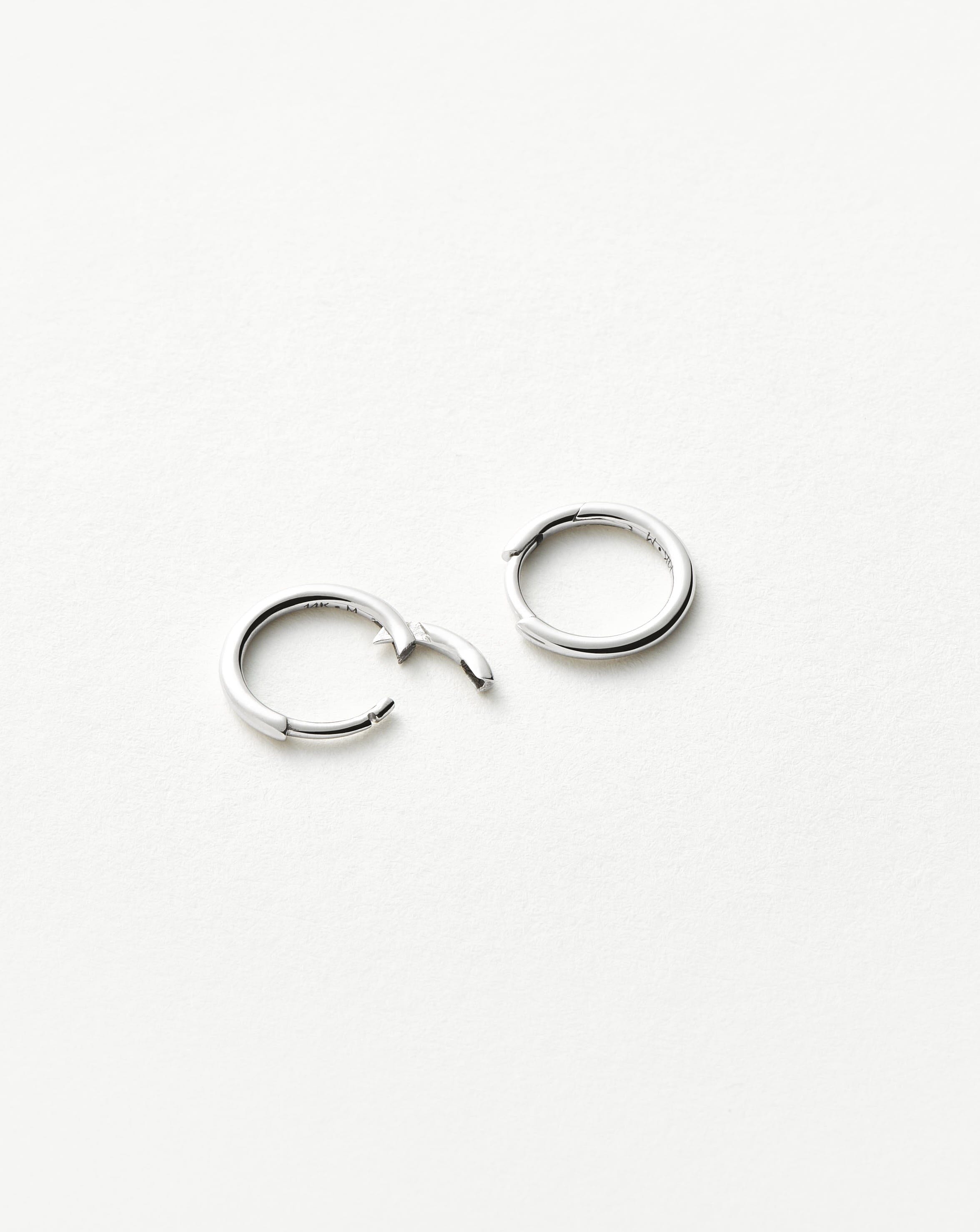 Solid Gold Classic Mini Hoop Earrings